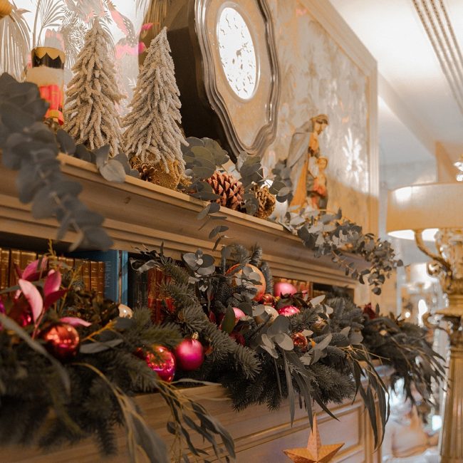 palacio real en navidad