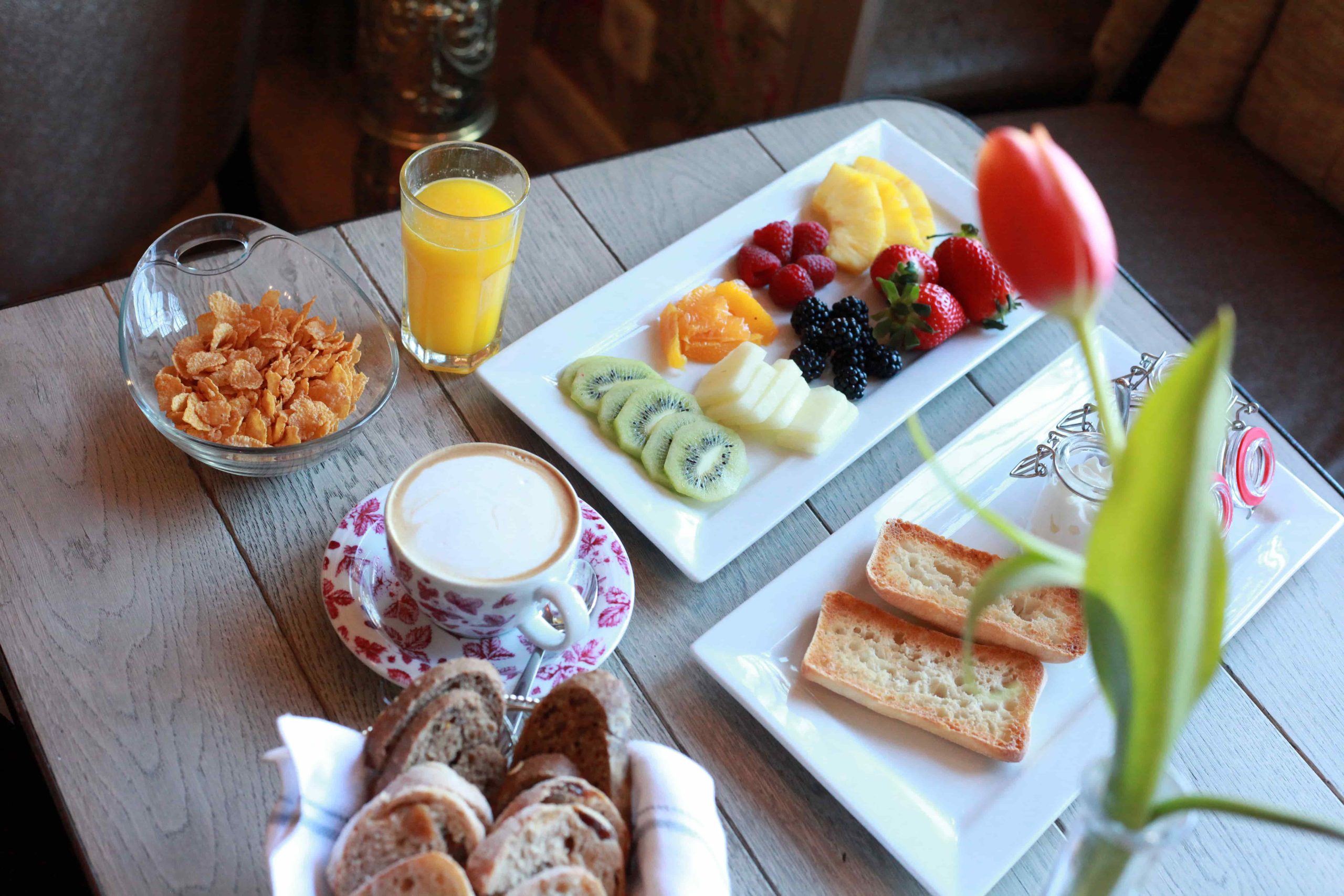 Brunch con vistas al palacio real